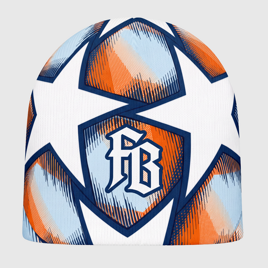 UCL Orange Navy Beanie